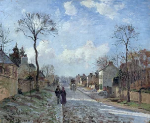 Die Straße nach Louveciennes, 1872